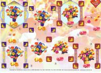 3D Bogen Mandala - Blumenstrauss